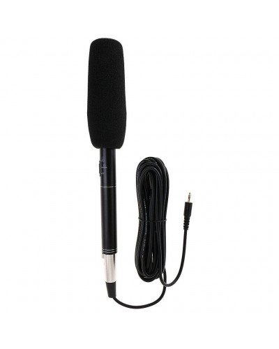 Interview Microphone Corded Recording Amplifier Mini Portable Camera Microphone