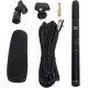 Interview Microphone Corded Recording Amplifier Mini Portable Camera Microphone