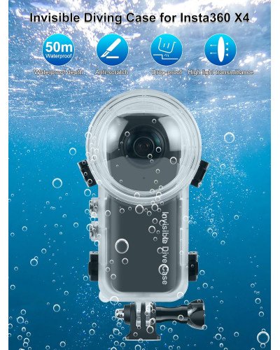 Invisible Dive Case for Insta360 X4