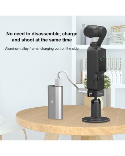 DJI OSMO Pocket 3/4 Type-C Dock Desktop Charging Base Aluminum Alloy Bracket