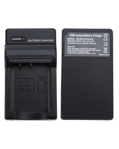 NP-BG1/NP-BX1 USB Battery Charger for Sony CyberShot DSC-HX30V DSC-HX20V DSC-HX10V