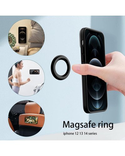 Magsafe Magnetic Ring Holder for iPhone Magnet Wall Mobile Phone Holder Magnetic Car Phone Stand