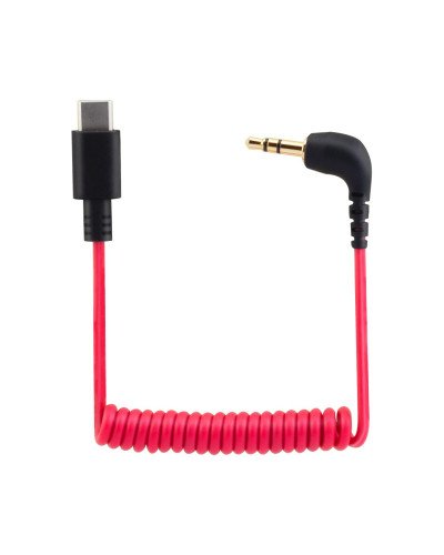 TRS-to-Type-C 3.5mm Adapter Microphone Patch Cable 40cm