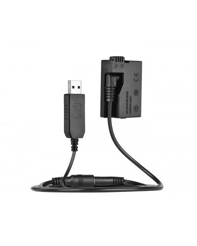 USB Cable DR-E8 Dummy Battery with DC Power Bank USB Adapter Cable Replacement for LP-E8 for Canon EOS 700D 650D 600D 550D KISS X4 X5 X6 T2i T3i T5i