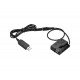 USB Cable DR-E8 Dummy Battery with DC Power Bank USB Adapter Cable Replacement for LP-E8 for Canon EOS 700D 650D 600D 550D KISS X4 X5 X6 T2i T3i T5i