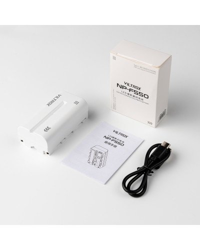 VILTROX NP-F550 Battery 2200mah with USB-C Charging Port
