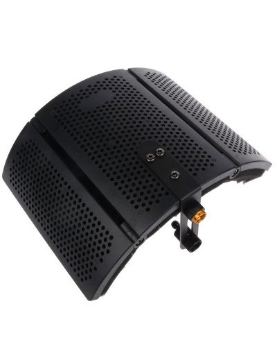 3Mini Panels Microphone Isolation Windscreen Shield Foldable Studio Acoustic Screen Foam for Recording Live Broadcast