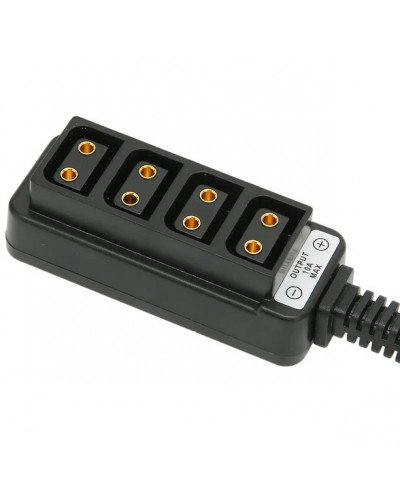    D-Tap Male to 4 Port D Tap Female Splitter Power Cable D Tap Power Adapter-50cm