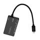 6in1 USB/Type C Multi USB Splitter TF/SD/MS/CF/M2/XD Memory Card Reader Adapter
