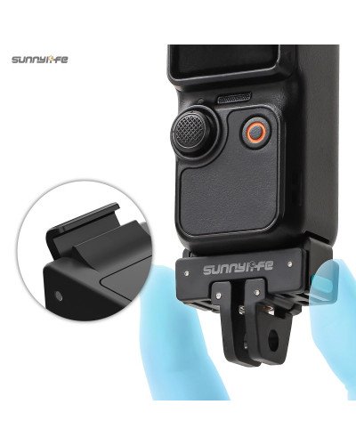 Quick Release Adapter Mount Action Camera Selfie Stick Tripod Adapter for OSMO POCKET 3/4
