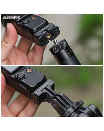 Quick Release Adapter Mount Action Camera Selfie Stick Tripod Adapter for OSMO POCKET 3/4
