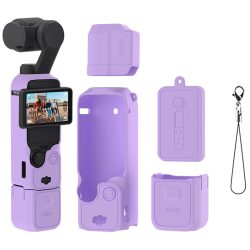 Silicone Protective Case Cover Sleeve For DJI OSMO Pocket 3 (Purple)