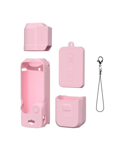 Silicone Protective Case Cover Sleeve For DJI OSMO Pocket 3 (Pink)