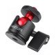 Mini Ball Head Mount Aluminum Alloy 360 Degree 1/4" Screw Mount