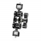 Aluminum Alloy Ball Head Bracket with 1/4" Screw Mount Arm Holder