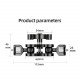 Aluminum Alloy Ball Head Bracket with 1/4" Screw Mount Arm Holder