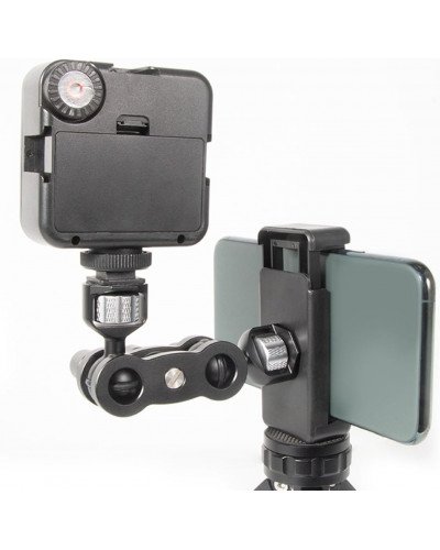 Aluminum Alloy Ball Head Bracket with 1/4" Screw Mount Arm Holder