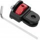 Aluminum Tripod Mount Adapter 360° Adjustment 1/4" Screw Conversion Adapter