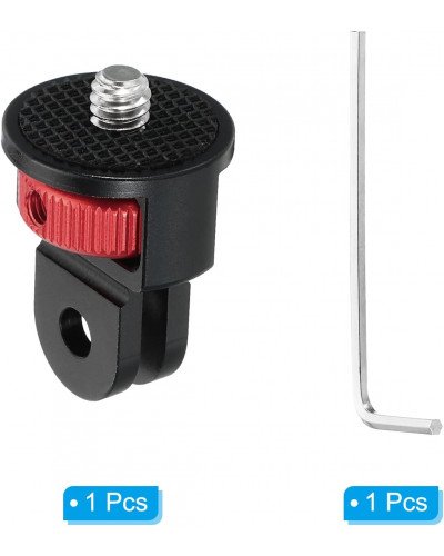 Aluminum Tripod Mount Adapter 360° Adjustment 1/4" Screw Conversion Adapter