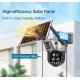 SOLAR CAMERA LS-CS3U-4G-10X-EU 12MP Three-Lens 4G PTZ Camera Outdoor