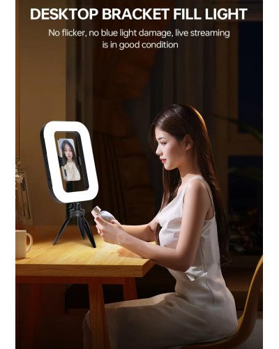 YM-200 Rechargeable 20W Selfie Portable Ring Light Phone Adjustable Fill Ring Light YM-200 Rechargeable 20W Selfie Portable Ring Light Phone Adjustable Fill Ring Light