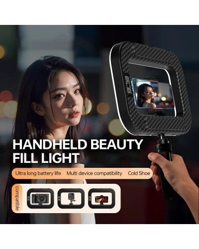 YM-200 Rechargeable 20W Selfie Portable Ring Light Phone Adjustable Fill Ring Light YM-200 Rechargeable 20W Selfie Portable Ring Light Phone Adjustable Fill Ring Light