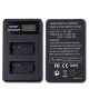 NB-10L Battery Charger LCD Smart USB Dual Channel Charger NB-10L Battery Charger LCD Smart USB Dual Channel Charger