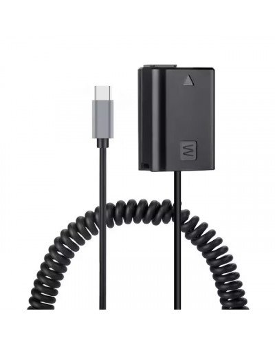 USB-C to Sony NP-FW50 Regulated Dummy Battery Cable