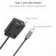 USB-C to Sony NP-FW50 Regulated Dummy Battery Cable USB-C to Sony NP-FW50 Regulated Dummy Battery Cable