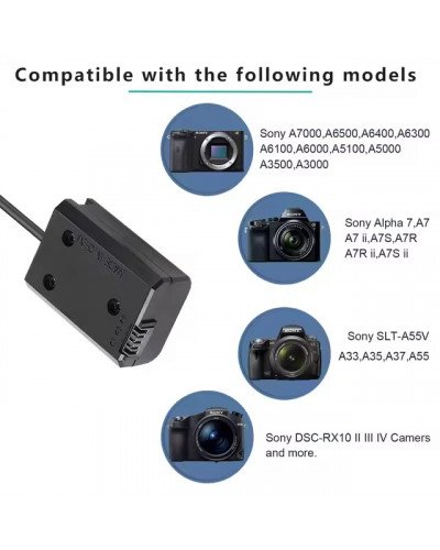 USB-C to Sony NP-FW50 Regulated Dummy Battery Cable USB-C to Sony NP-FW50 Regulated Dummy Battery Cable