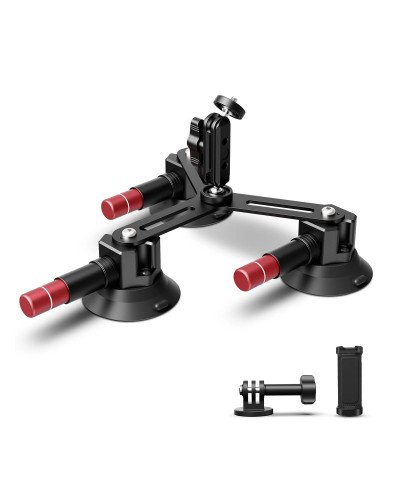NEEWER CA065 Triple Suction Cup Camera Car Mount