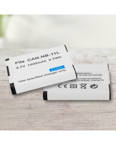 NB-11L 1000mAh Camera Battery for Canon Powershot A2300 IS A2400 IS A3400 IS