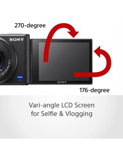 Sony ZV-1A in-Built Microphone 4K Vlogging Digital Camera Black Sony ZV-1A in-Built Microphone 4K Vlogging Digital Camera Black