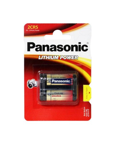 Panasonic 2CR5 6V 1.4Ah Lithium Battery