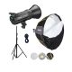 NiceFoto HC-1000SA II 100W Bi-Color LED Video Light With 90cm Softbox/Stand NiceFoto HC-1000SA II 100W Bi-Color LED Video Light With 90cm Softbox/Stand