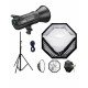 NiceFoto HC-1000SA II 100W Bi-Color LED Video Light With ES-100cm Softbox/Stand NiceFoto HC-1000SA II 100W Bi-Color LED Video Light With ES-100cm Softbox/Stand