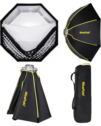 NiceFoto HC-1000SA II 100W Bi-Color LED Video Light With ES-100cm Softbox/Stand NiceFoto HC-1000SA II 100W Bi-Color LED Video Light With ES-100cm Softbox/Stand