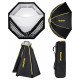 NiceFoto HC-1000SA II 100W Bi-Color LED Video Light With ES-100cm Softbox/Stand NiceFoto HC-1000SA II 100W Bi-Color LED Video Light With ES-100cm Softbox/Stand