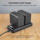 PISEN Dual USB Super Charger for Sony NP-F550/F750/F970/FM50/FM500H PISEN Dual USB Super Charger for Sony NP-F550/F750/F970/FM50/FM500H