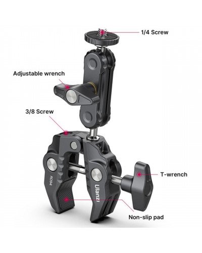 Ulanzi R094 Multi-Functional Super Clamp with Magic Arm Ulanzi R094 Multi-Functional Super Clamp with Magic Arm