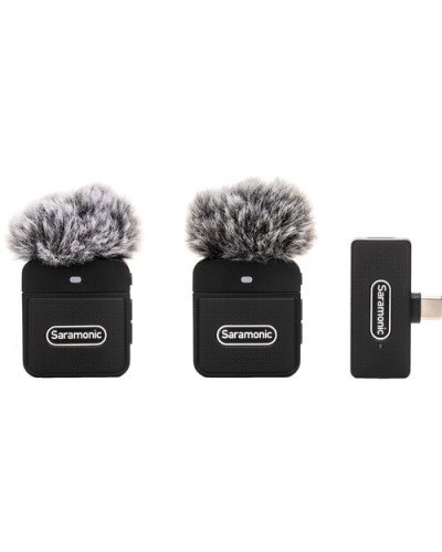 Saramonic Blink 100 B6 2-Person Compact Digital Wireless Clip-On Microphone System with USB-C Connector Saramonic Blink 100 B6 2-Person Compact Digital Wireless Clip-On Microphone System with USB-C Connector