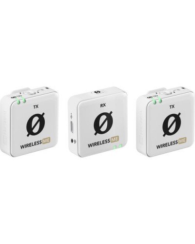 RODE Wireless ME Dual Compact Digital Wireless Microphone System (White)