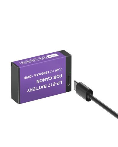 LP-E17 for CANON Rechargeable Battery with USB-C Input