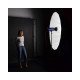 NiceFoto BW-Ø41″ DEEP Transparent Umbrella Black/White (105cm)