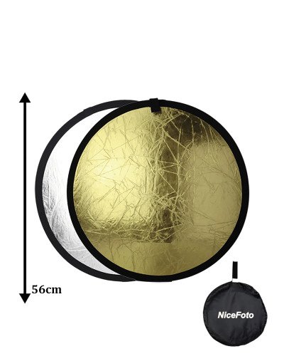 NiceFoto SR-2-Ø22" 2in1 Round Reflector Discs (56cm)