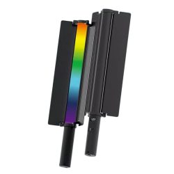 NiceFoto TC-298RGB.W RGB 20W Handheld LED Light Wand with Barndoor