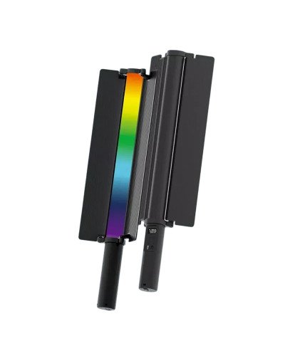 NiceFoto TC-298RGB.W RGB 20W Handheld LED Light Wand with Barndoor