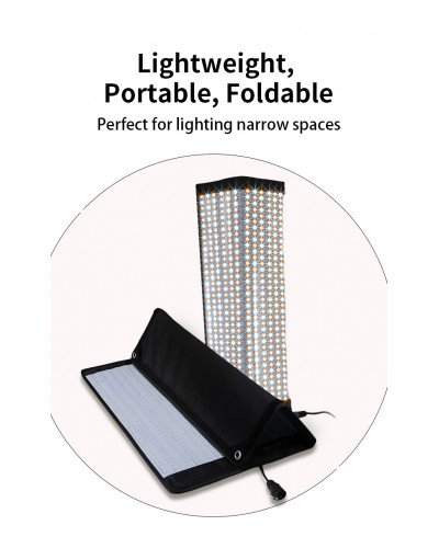 NiceFoto FB-1000A 100W Bi-Color Folding Fabric LED Light