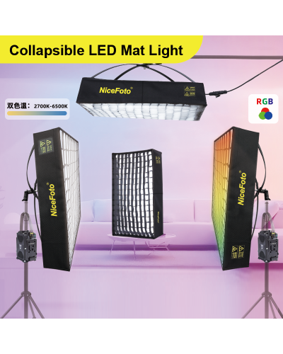 NiceFoto VB-2000C RGB Folding Fabric LED Light