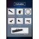 NiceFoto DL120-3000A 300W Bi-Color Umbrella Light(With Grid)